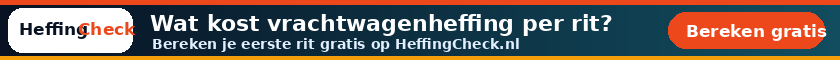 HeffingCheck - wat kost vrachtwagenheffing per rit? Bereken gratis